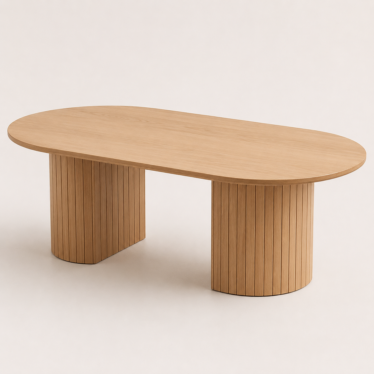 Oval Oak Dining Table